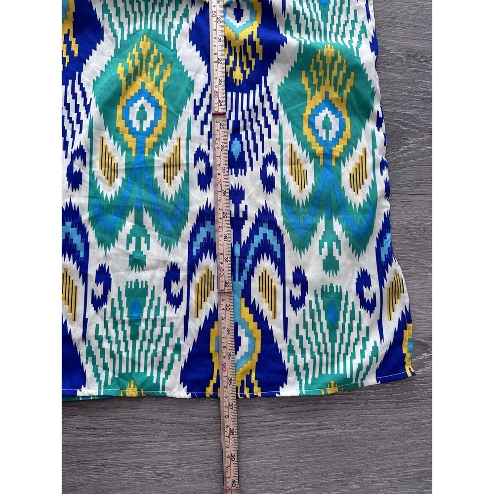 Boho Beach Coverup Split V Neck Tunic Kaftan Resort Beach Cover Up Dress S Lulla - Picture 7 of 10